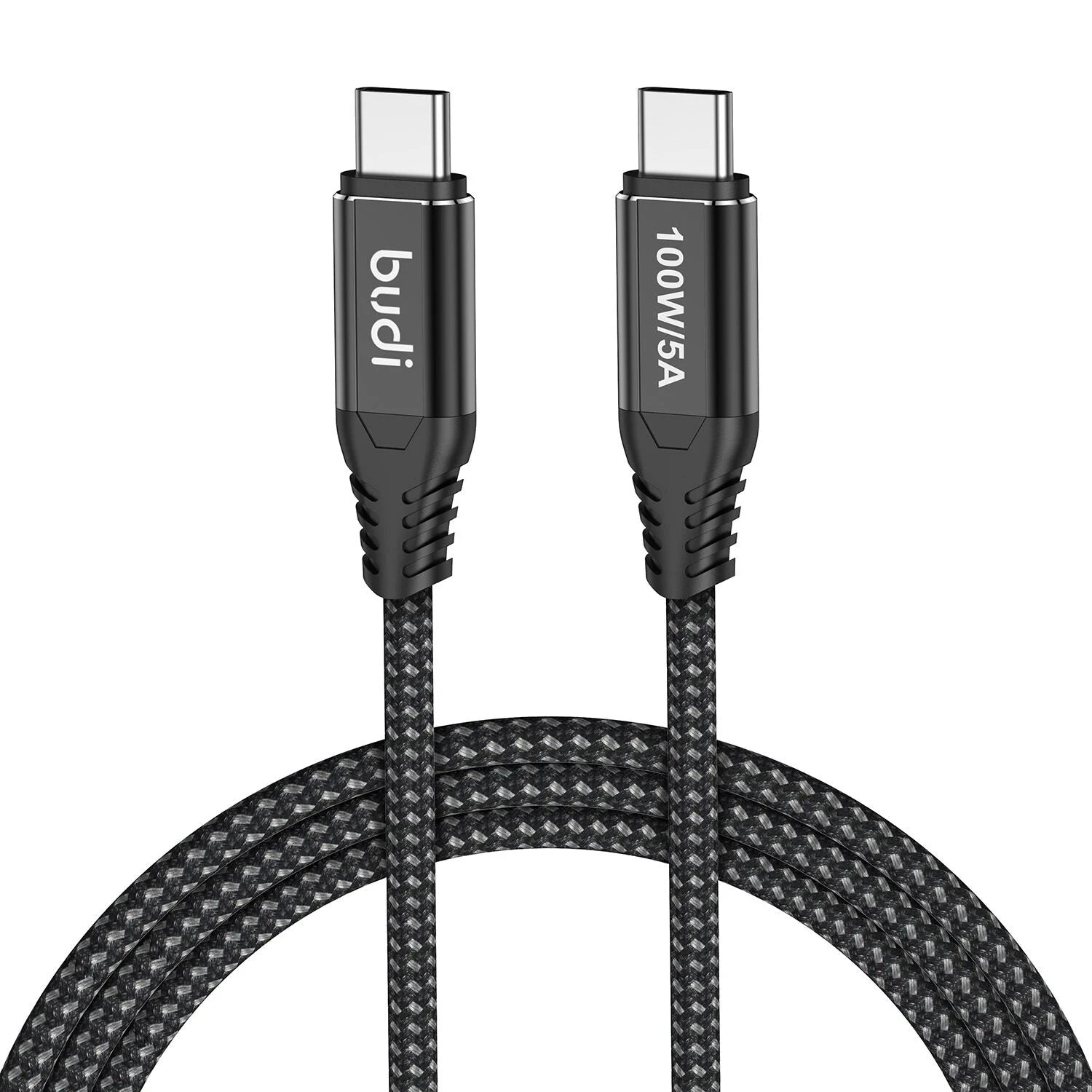 Budi Black Type C 1.5m Charging Cable
